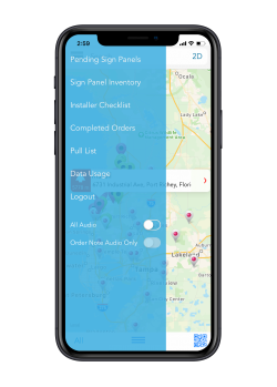 Installer app — slider